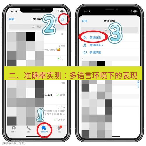 Telegram电脑版 二、准确率实测：多语言环境下的表现
