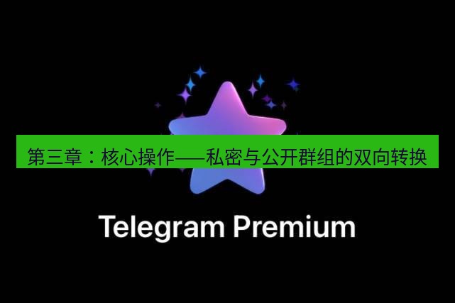 Telegram电脑版 第三章：核心操作——私密与公开群组的双向转换