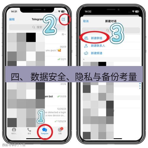 Telegram电脑版 四、 数据安全、隐私与备份考量