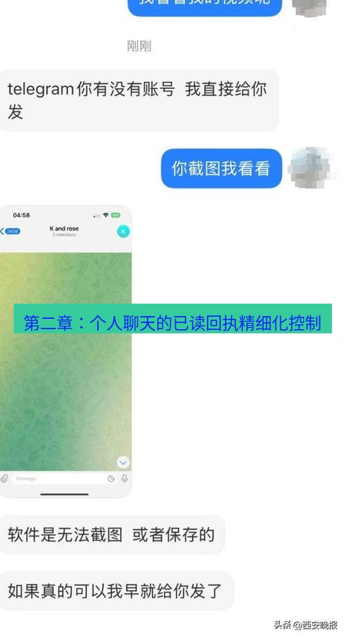 Telegram电脑版 第二章：个人聊天的已读回执精细化控制