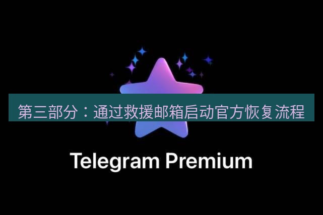 Telegram电脑版 第三部分：通过救援邮箱启动官方恢复流程