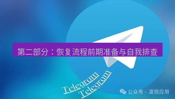 Telegram电脑版 第二部分：恢复流程前期准备与自我排查