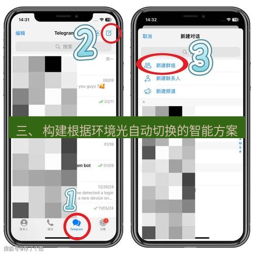 Telegram电脑版 三、 构建根据环境光自动切换的智能方案