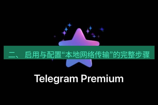 Telegram电脑版 二、 启用与配置“本地网络传输”的完整步骤