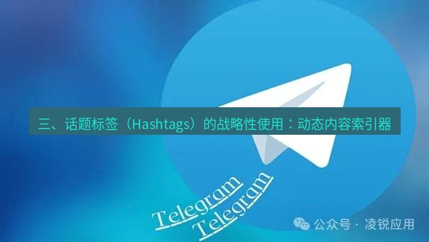 Telegram电脑版 三、话题标签（Hashtags）的战略性使用：动态内容索引器