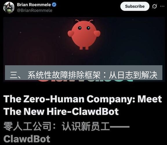 Telegram电脑版 三、 系统性故障排除框架：从日志到解决