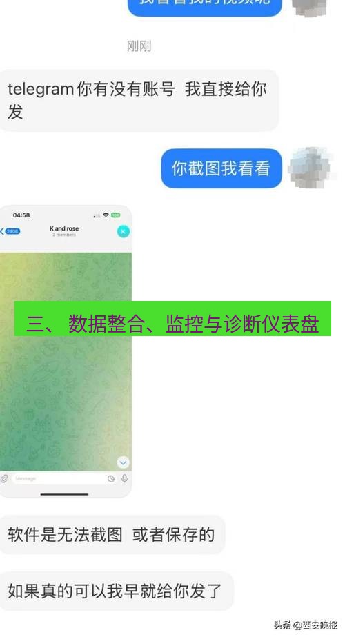 Telegram电脑版 三、 数据整合、监控与诊断仪表盘