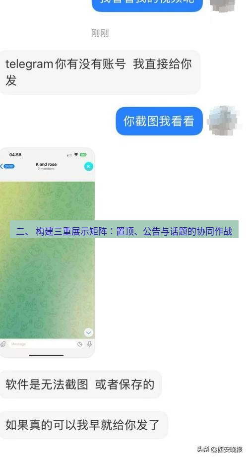 Telegram电脑版 二、 构建三重展示矩阵:置顶、公告与话题的协同作战