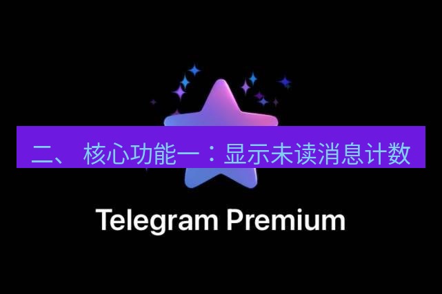 Telegram电脑版 二、 核心功能一:显示未读消息计数