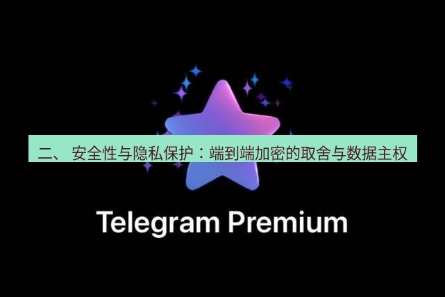 Telegram电脑版 二、 安全性与隐私保护:端到端加密的取舍与数据主权