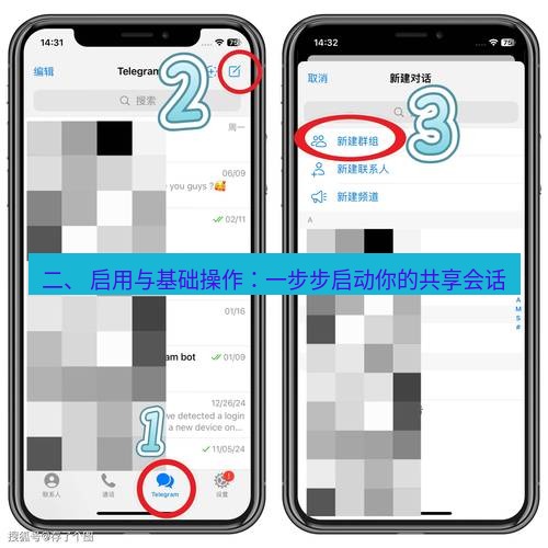 Telegram电脑版 二、 启用与基础操作：一步步启动你的共享会话