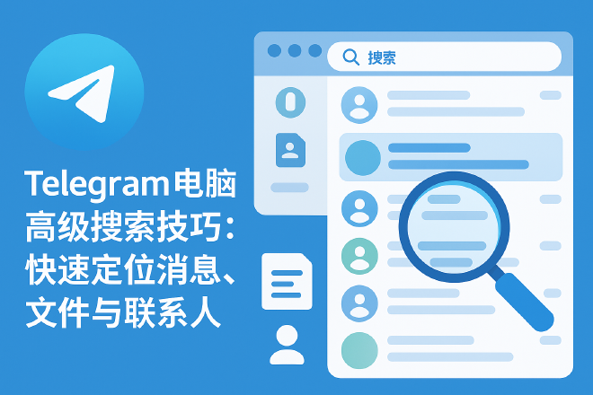 Telegram电脑版搜索技巧