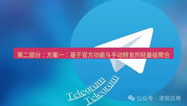 Telegram电脑版 第二部分：方案一：基于官方功能与手动转发的轻量级聚合