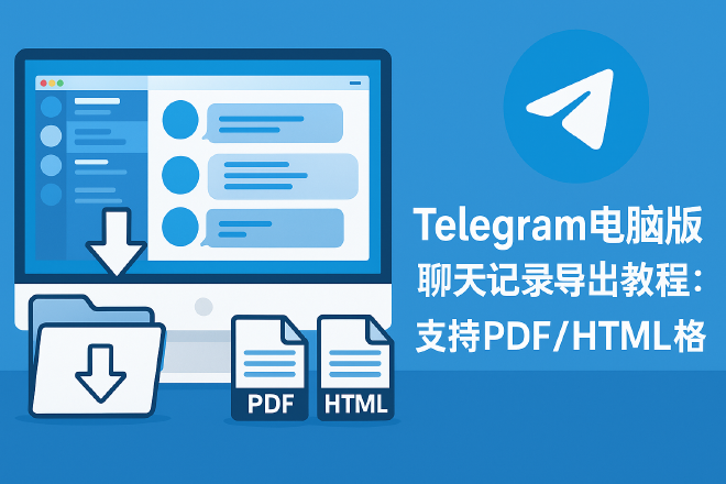 Telegram电脑版聊天记录导出