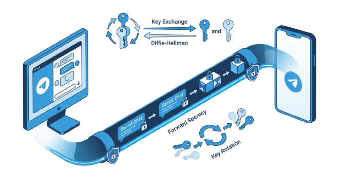 端到端加密实现机制可视化
