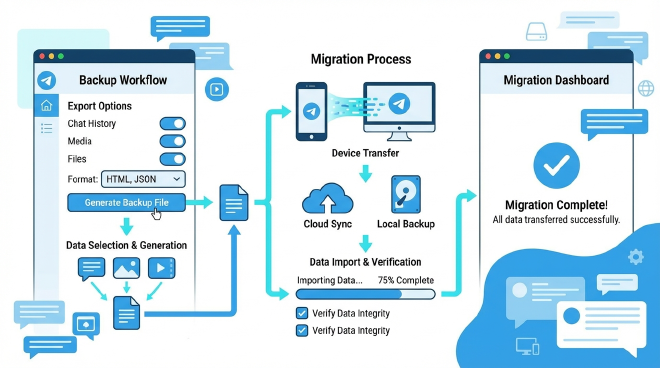 聊天记录备份与迁移流程