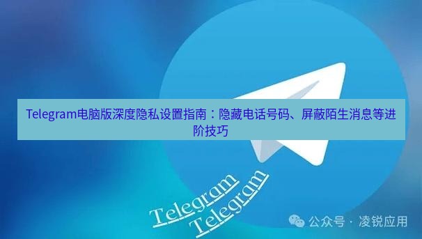 Telegram电脑版 Telegram电脑版深度隐私设置指南：隐藏电话号码、屏蔽陌生消息等进阶技巧